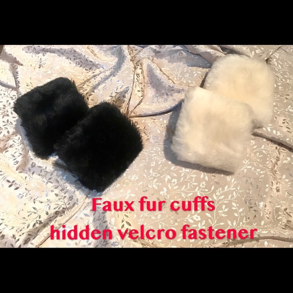 Faux fur wrist cuffs (handmade by me ๐๐๐) - Picture 2 of 2